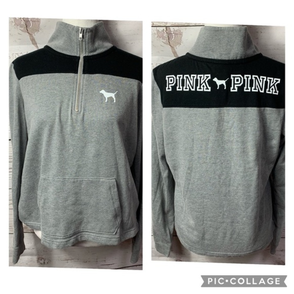 VS PINK Perfect Quarter-Zip Sweatshirt